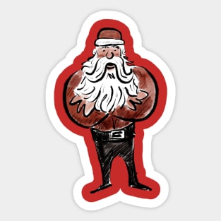 Hip Santa Sticker